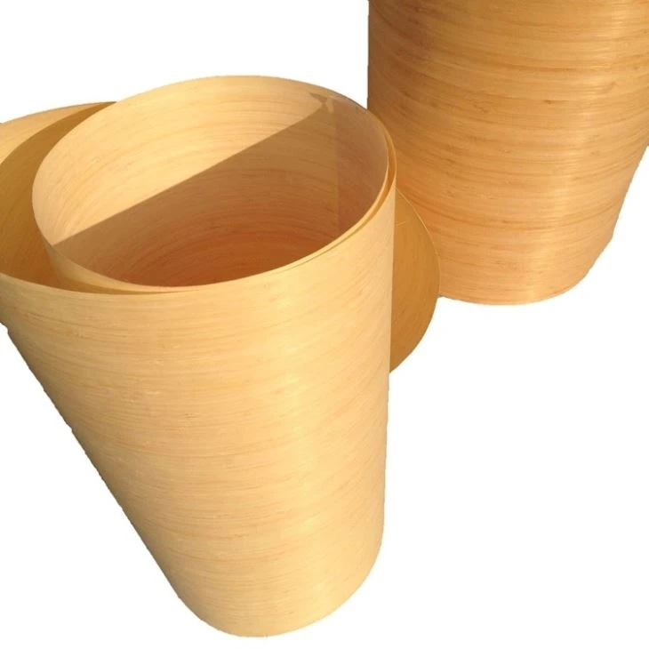 Environment Protect Laminated Bamboo Pressed Thin Slice Veneer Wholesale